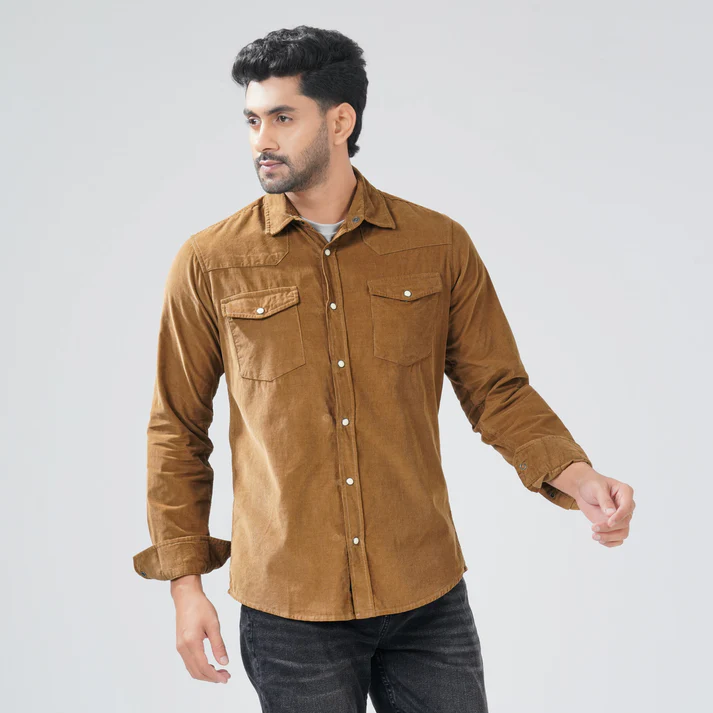 Demo Brown Shirt Side