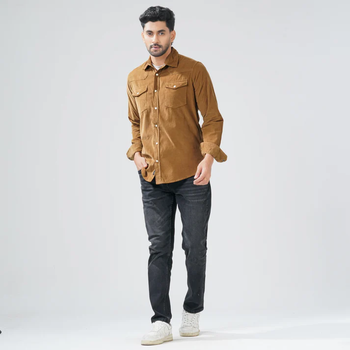 Demo Brown Shirt Full Set